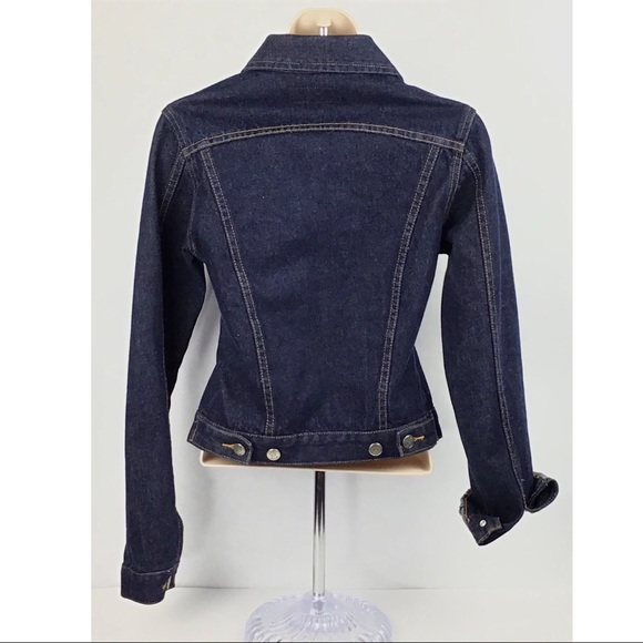 Angels Size S Womens Juniors Denim Jean Jacket - Picture 2 of 4